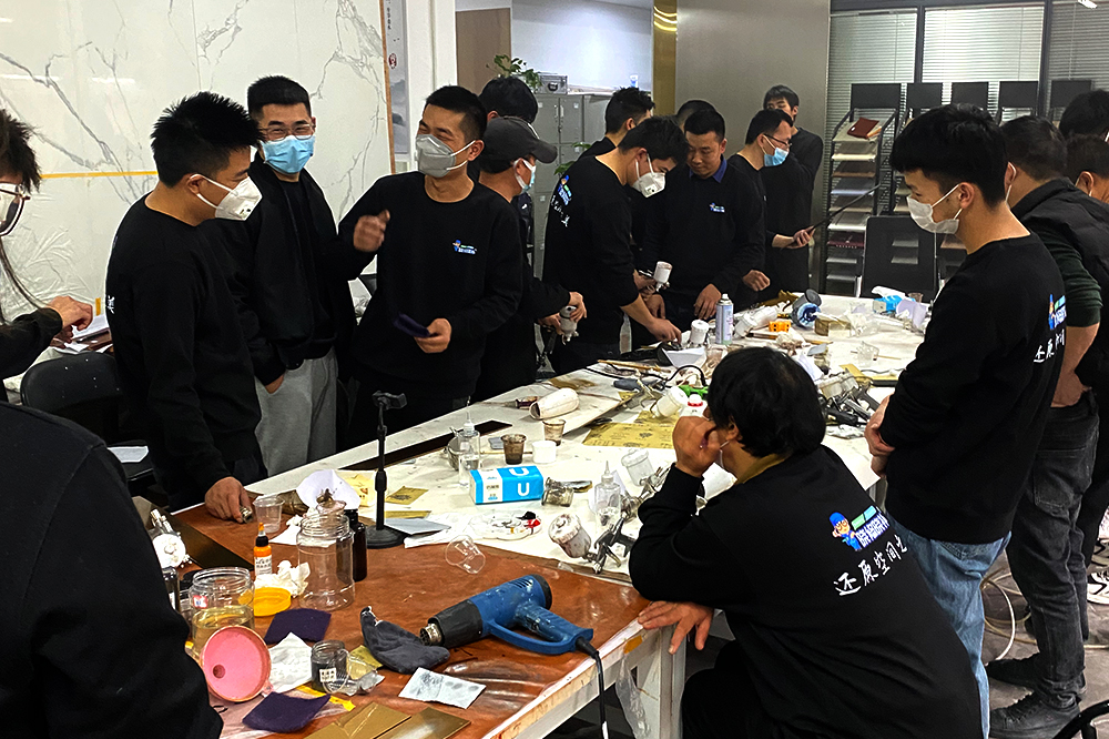 快修匠家居美容修復培訓教學(xué)環(huán)境